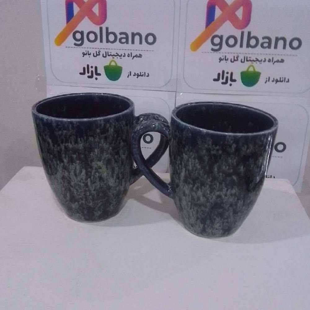 لیوان سرامیکی سرمه ای 402447
