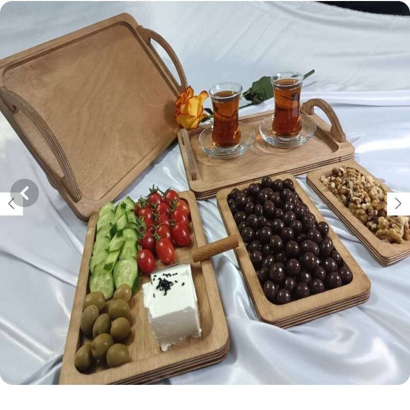 سینی چوبی سایز سه 203149