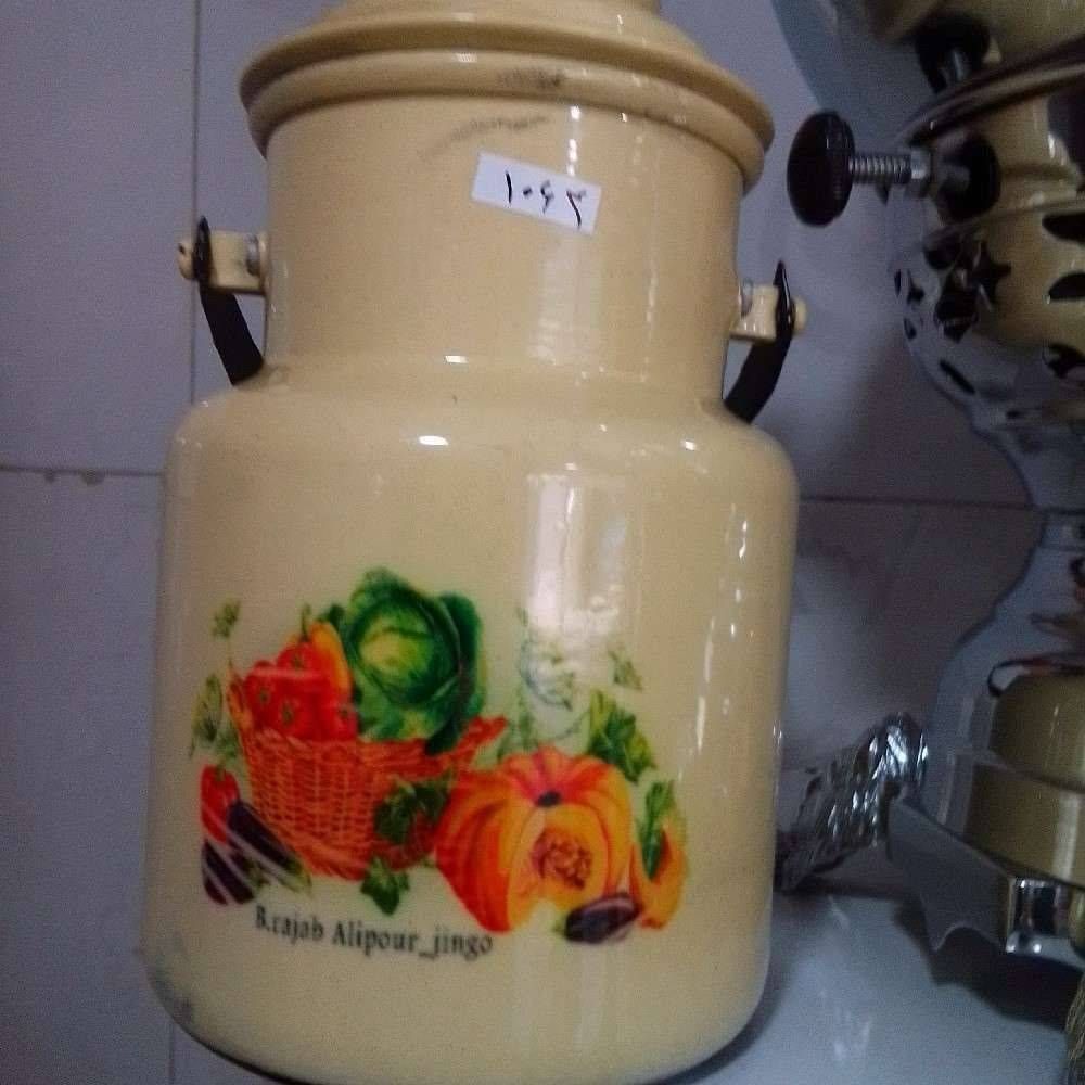 ظرف روغن وشیر لعابی یک لیتری کد801064